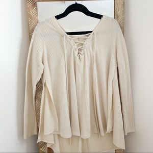 Hooded Sweater Poncho